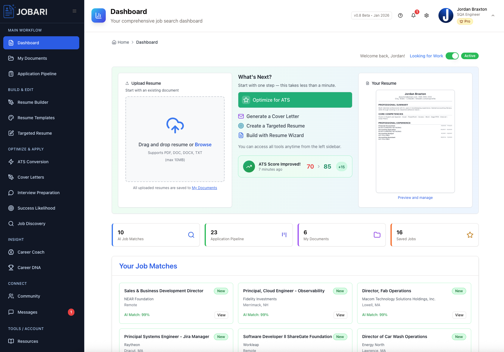 Jobari - Tools for a Smarter Job Search gallery image