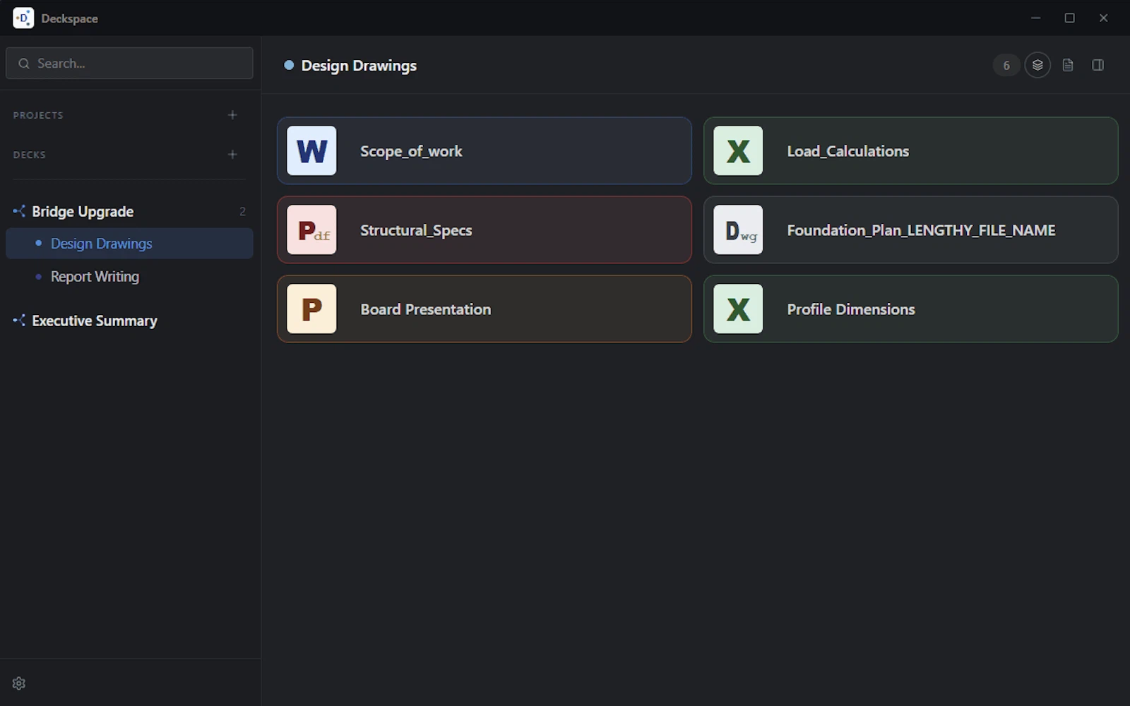 Deckspace screenshot 2