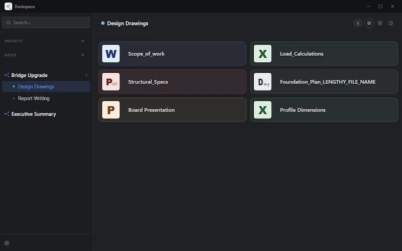 Deckspace screenshot 2