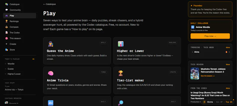Anime Codex screenshot 3