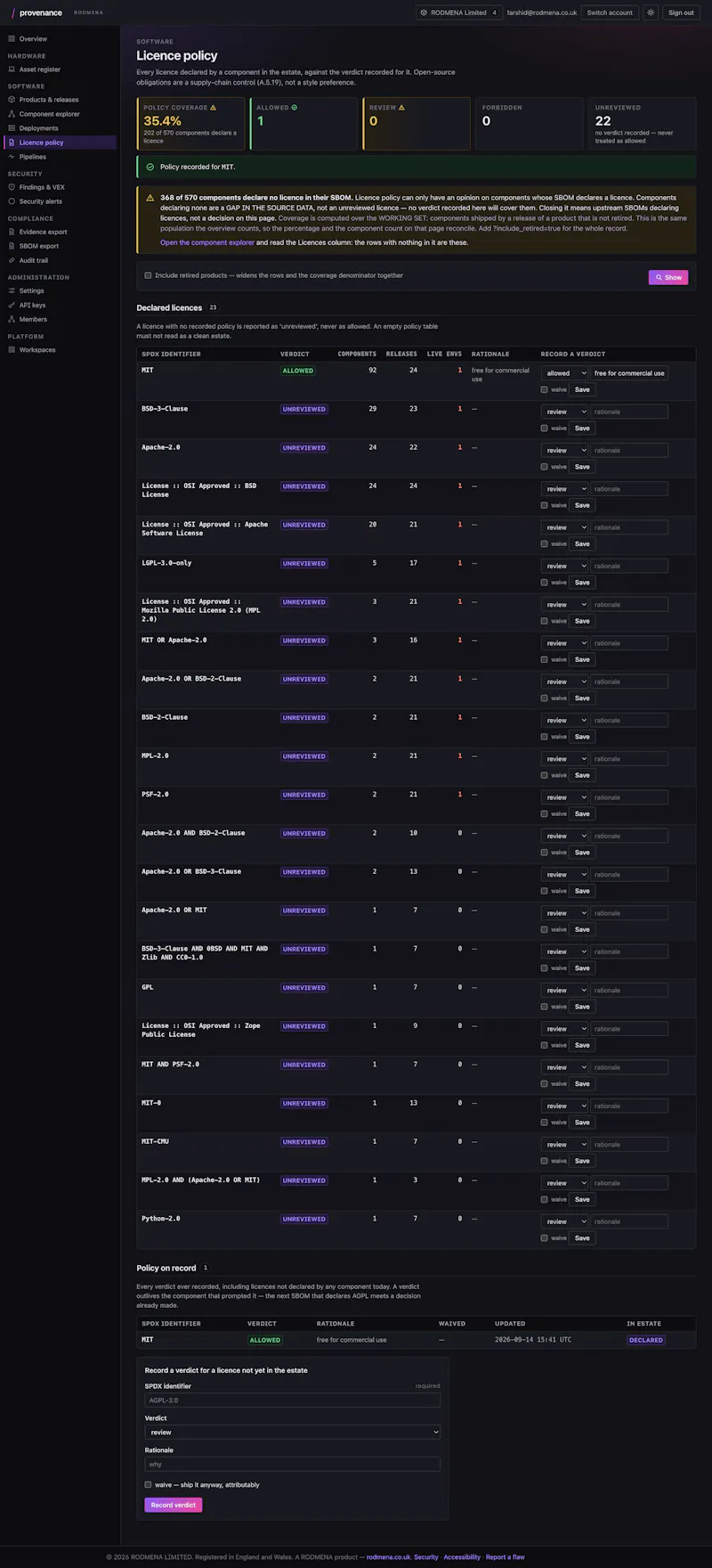 Provenance screenshot 7