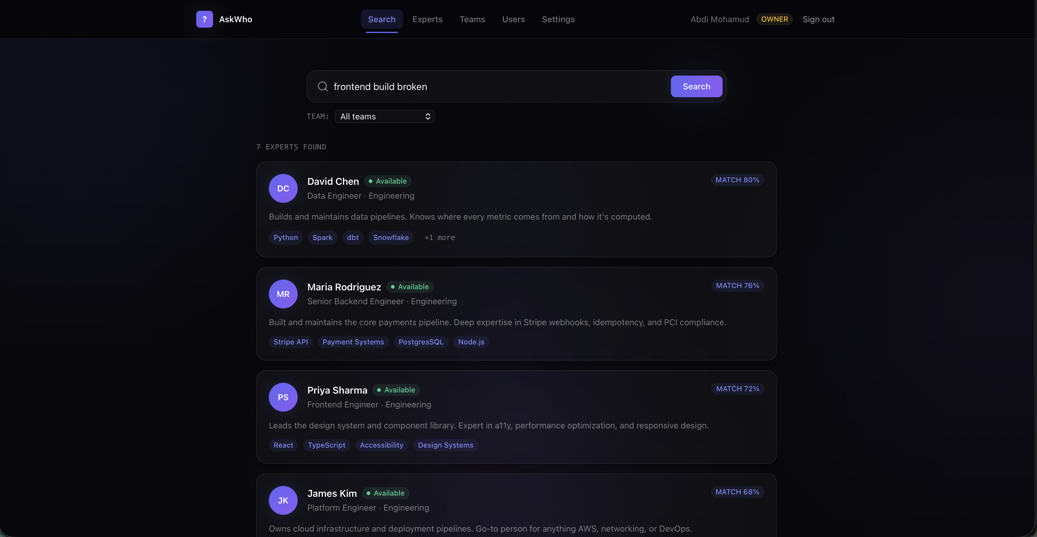 AskWho gallery image