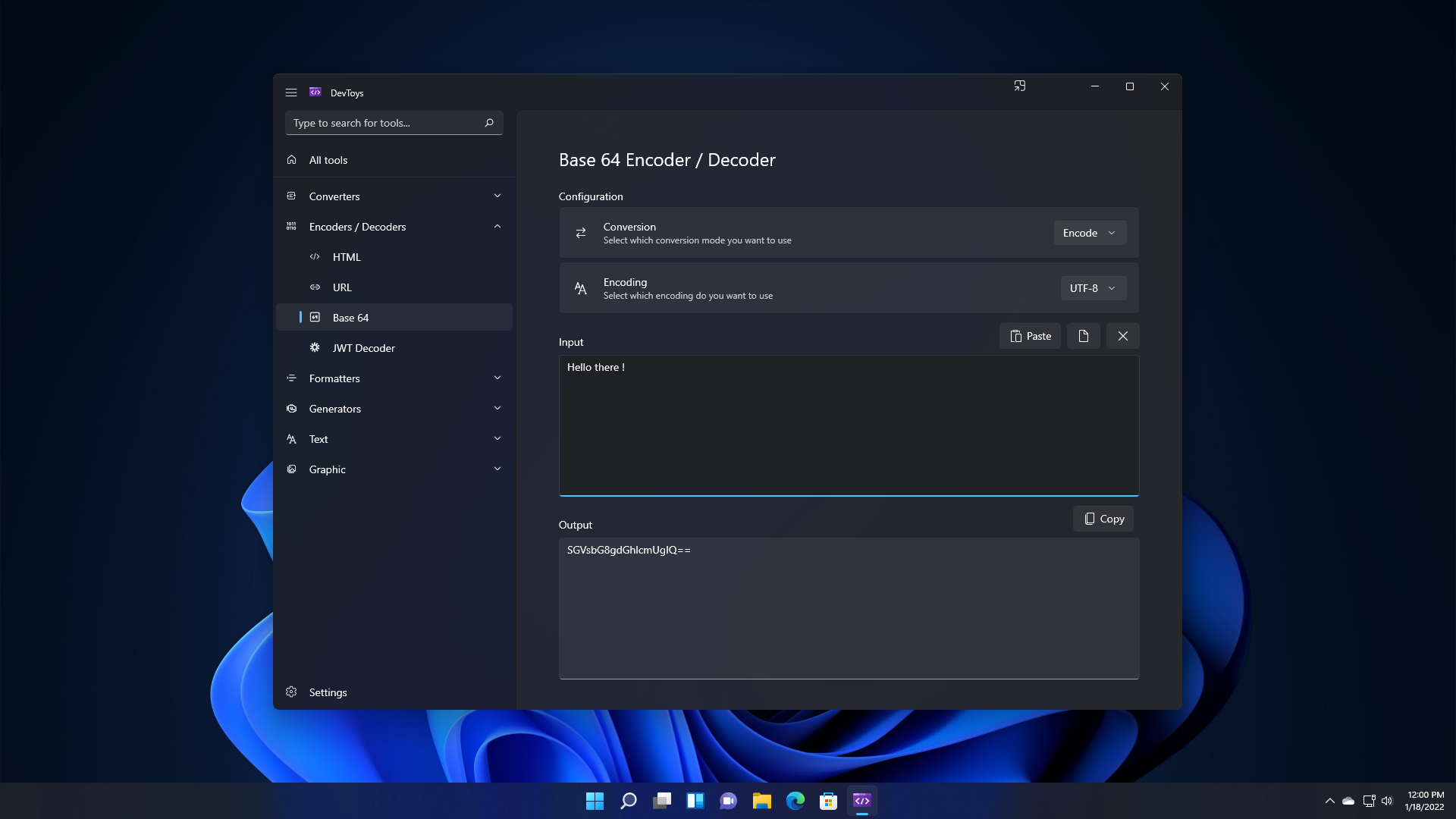 DevToys gallery image