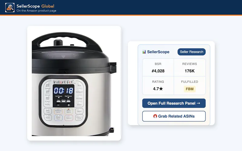 SellerScope Global screenshot 5