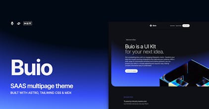 A UI Kit with a comprehensive collection of UI elements and components.