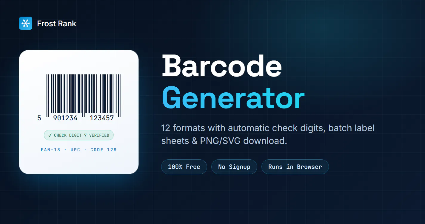 Barcode Generator gallery image