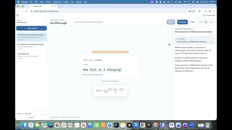 SeeThrough screenshot 1 (video preview)