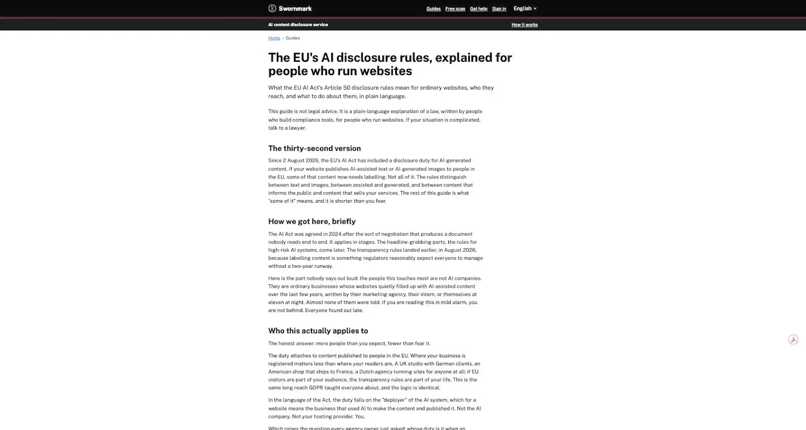 Swornmark screenshot 3