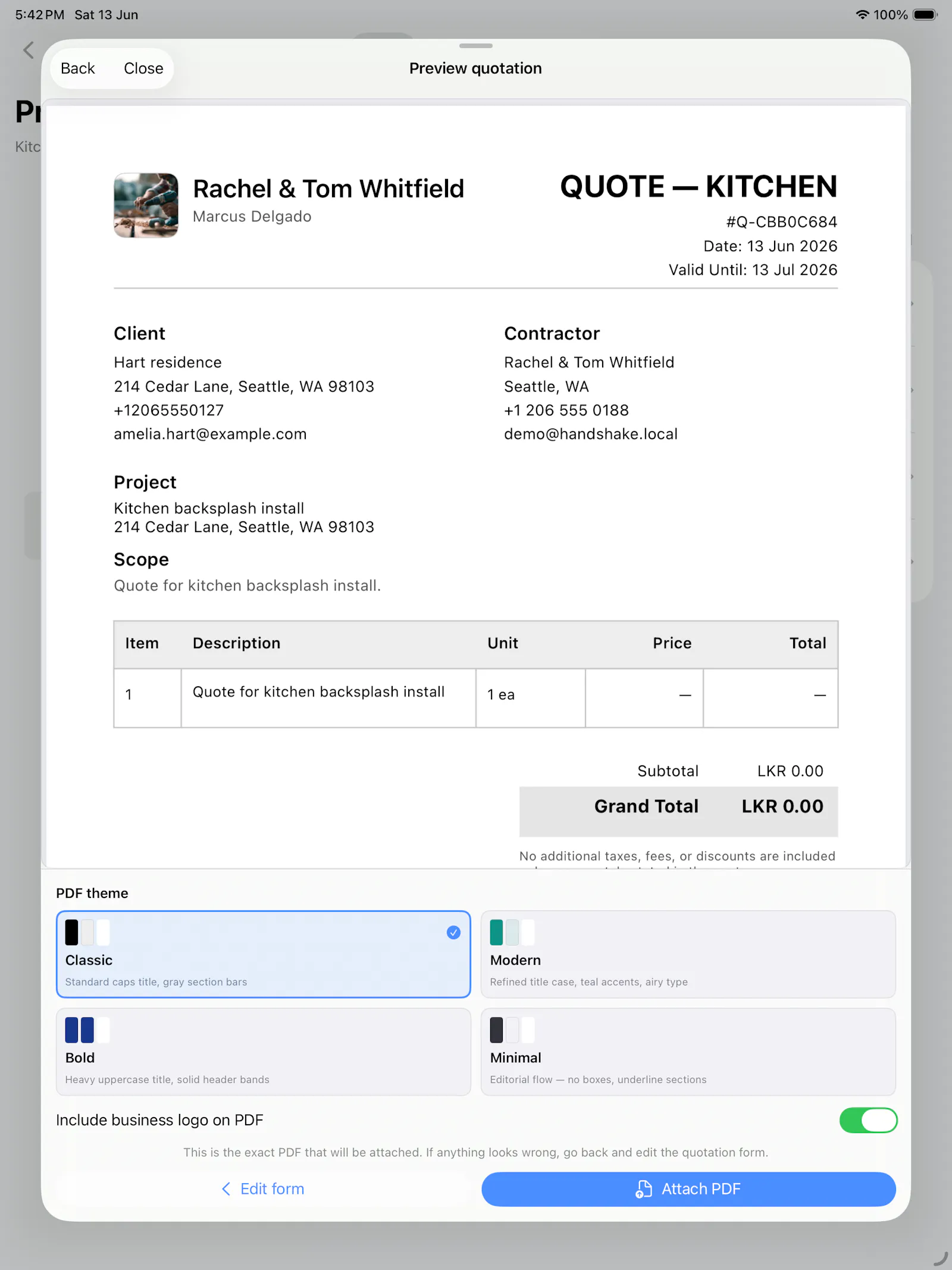 Handysuite screenshot 7