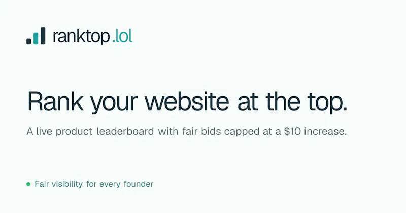 Ranktop screenshot 1