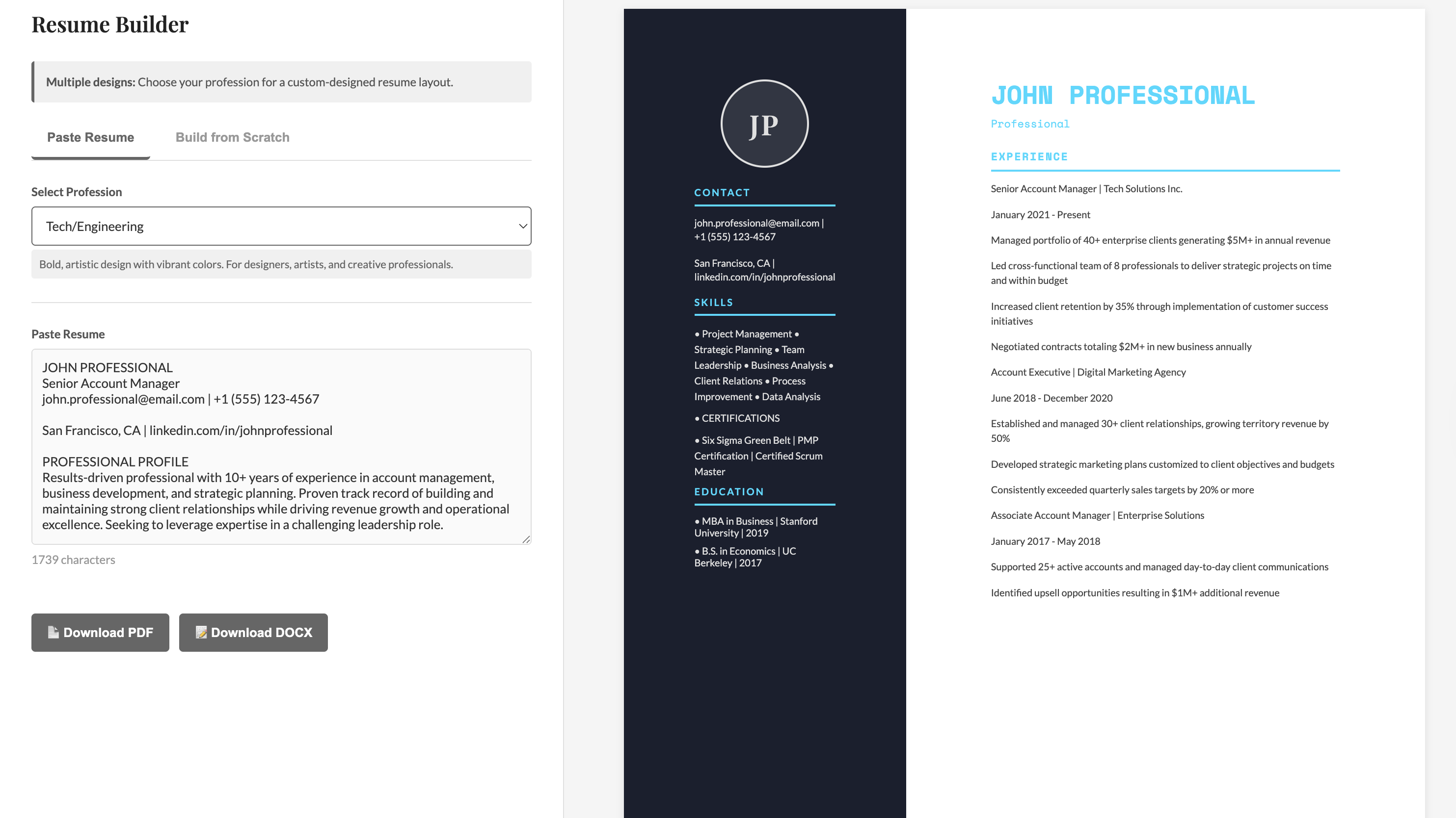 ResumeBuildFlo - Resume Builder gallery image