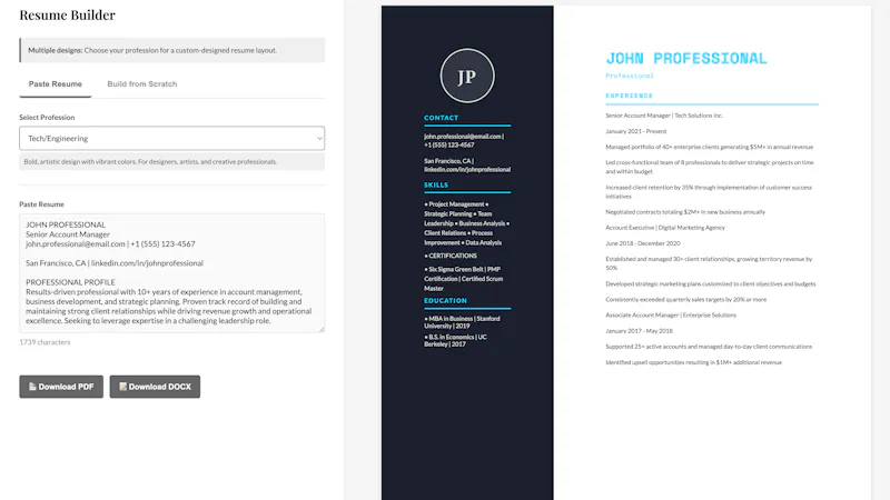 ResumeBuildFlo - Resume Builder screenshot 5