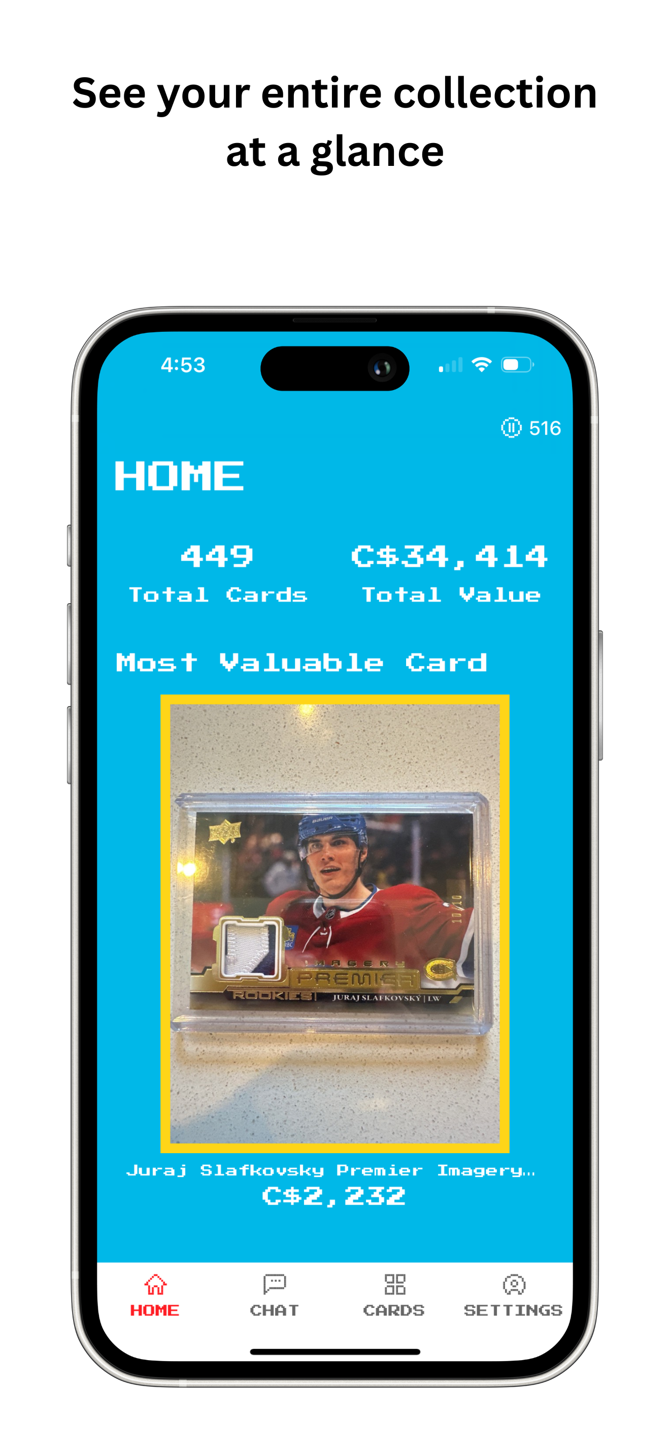 Média Salle des cartes - Construit pour les collectionneurs.Propulsé par AI. 2