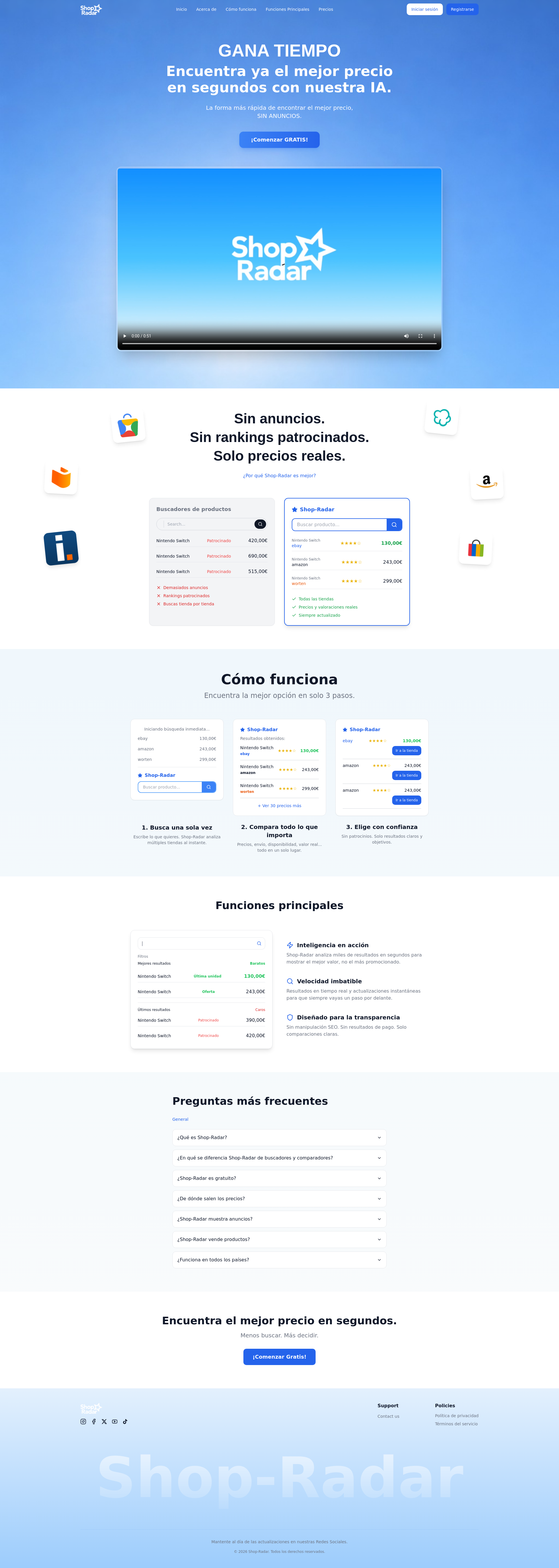 Shop-Radar - Screenshot 3 showing product features and functionality