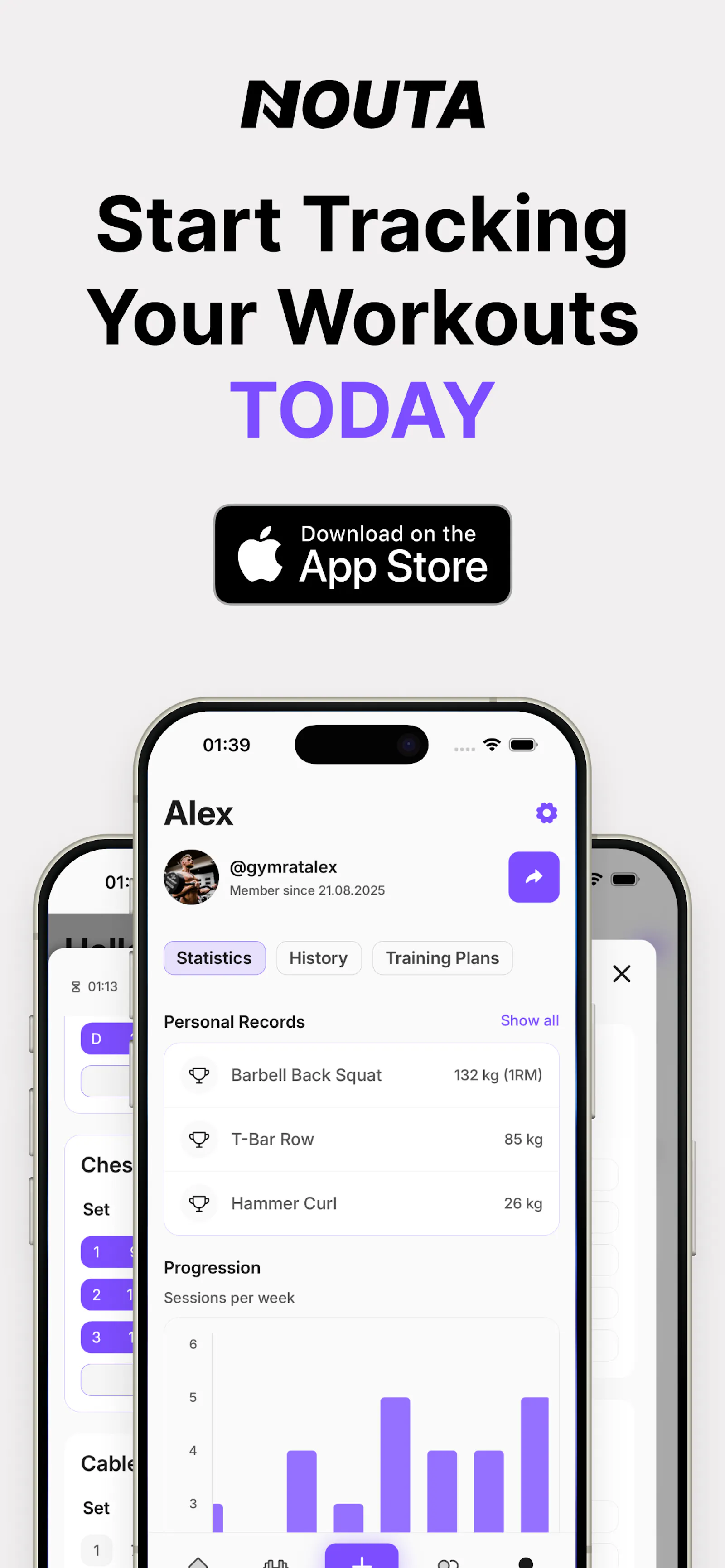 Nouta Gym Workout Tracker screenshot 9