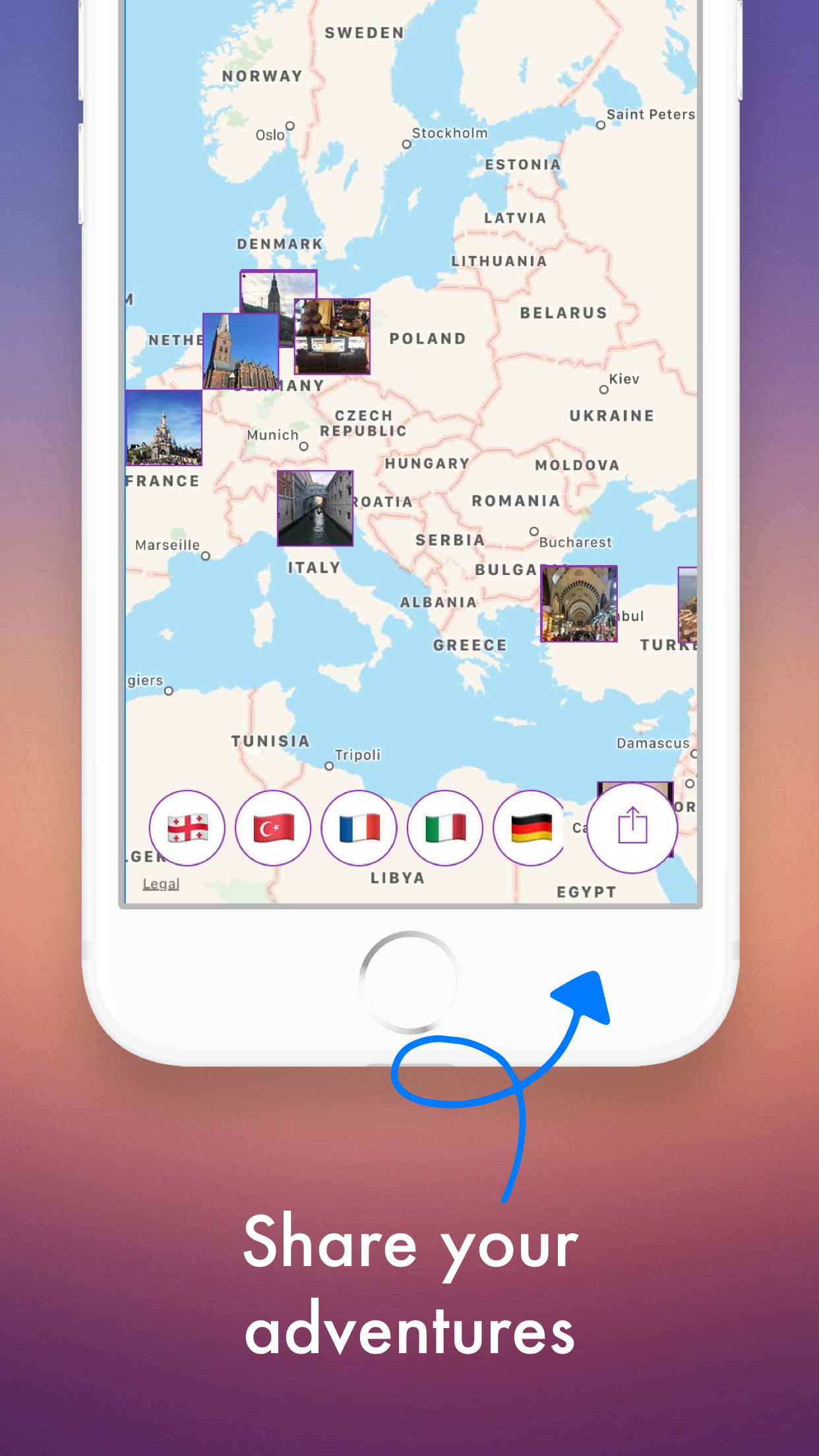 Maps for Instagram Image