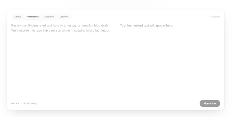 RehumanizeText screenshot 3