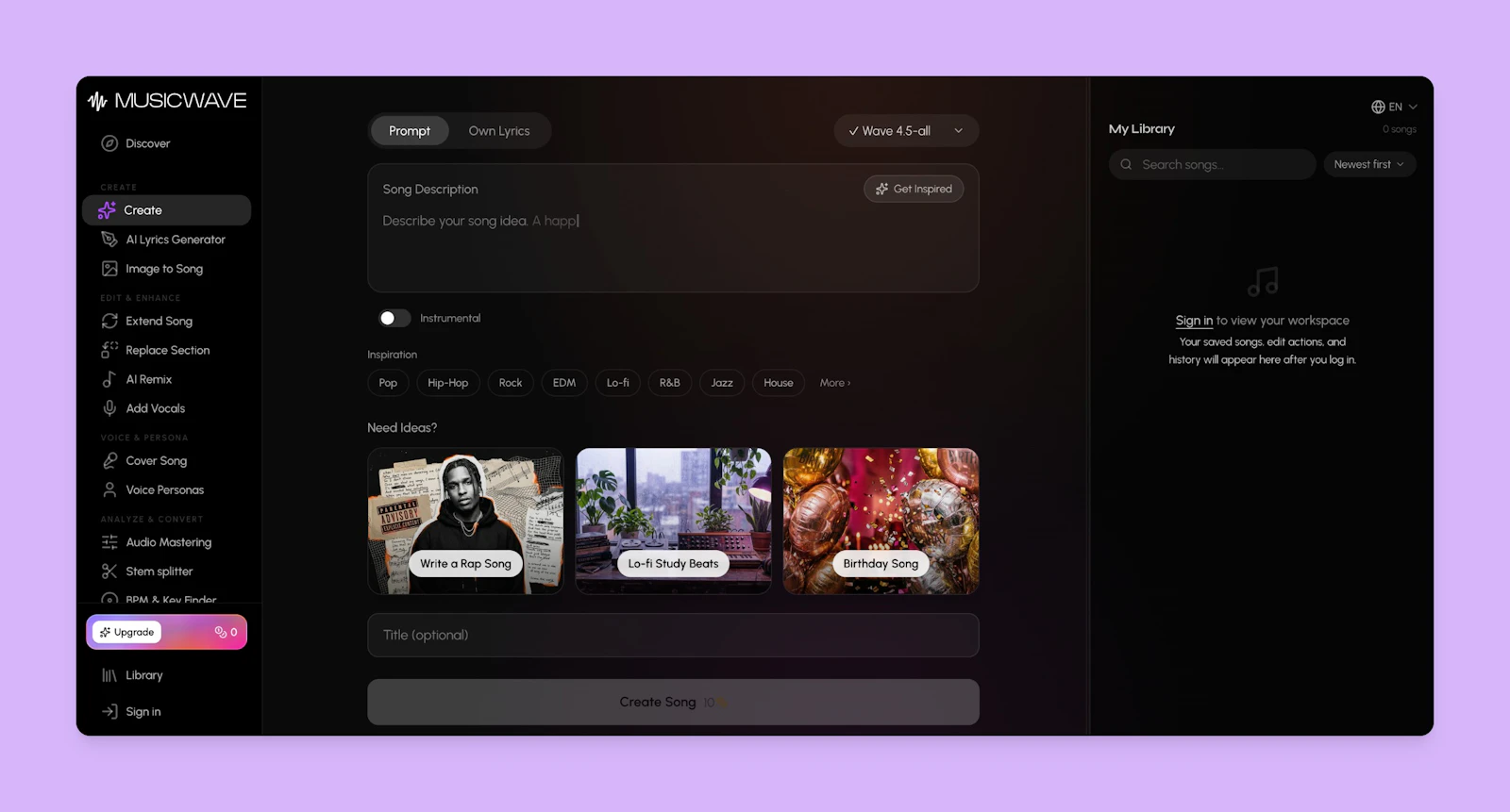 MusicWave screenshot 2