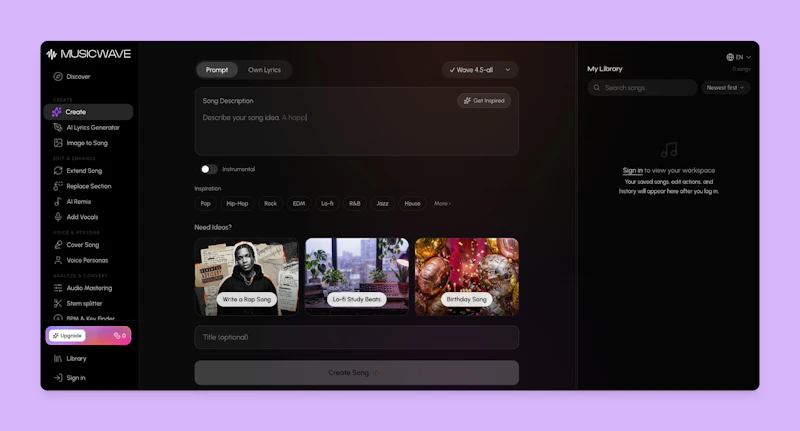 MusicWave screenshot 2