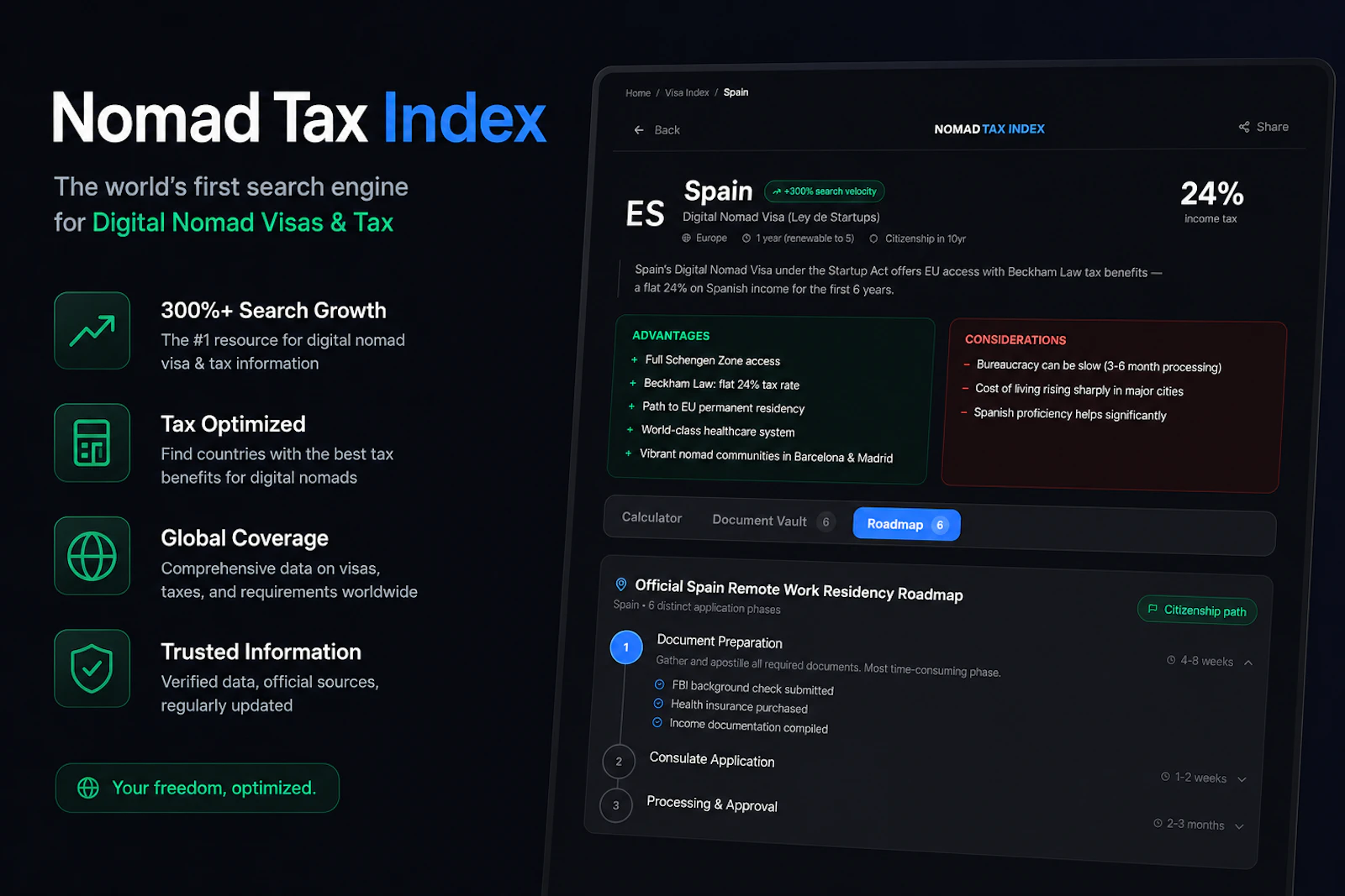 NomadTaxIndex screenshot 2