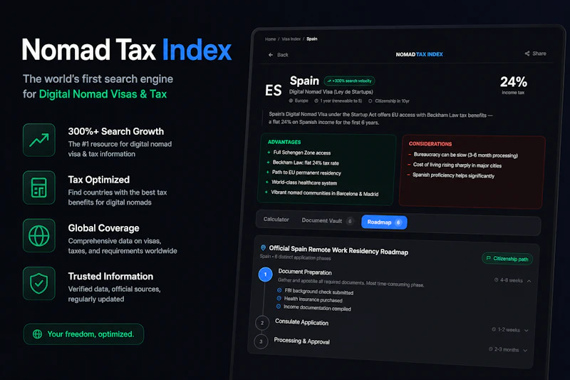 NomadTaxIndex screenshot 2