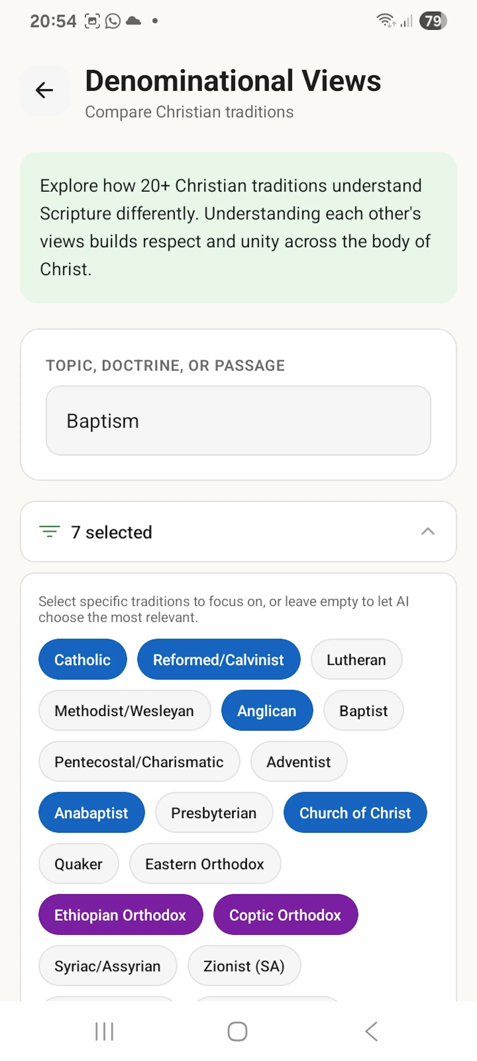 Berean app screenshot 4