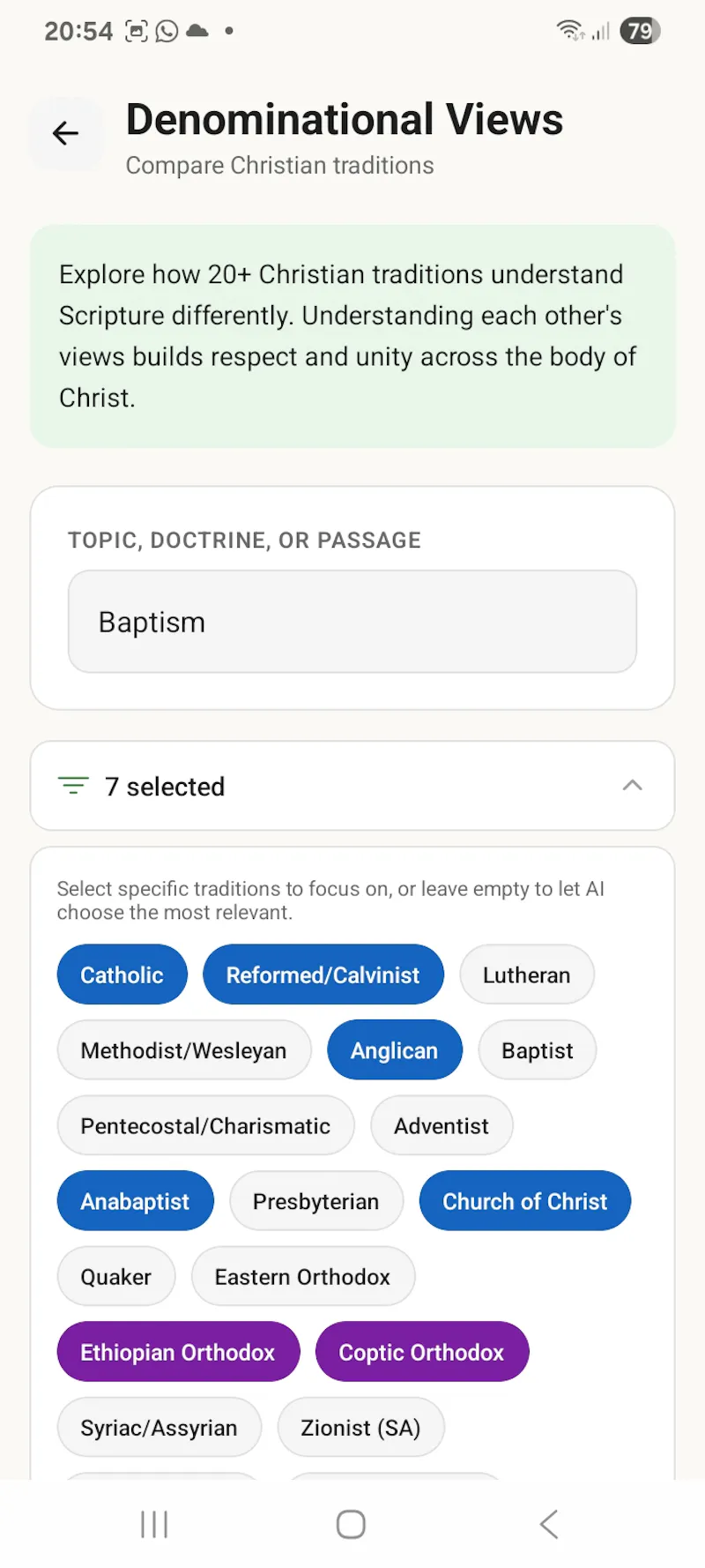 Berean app screenshot 4