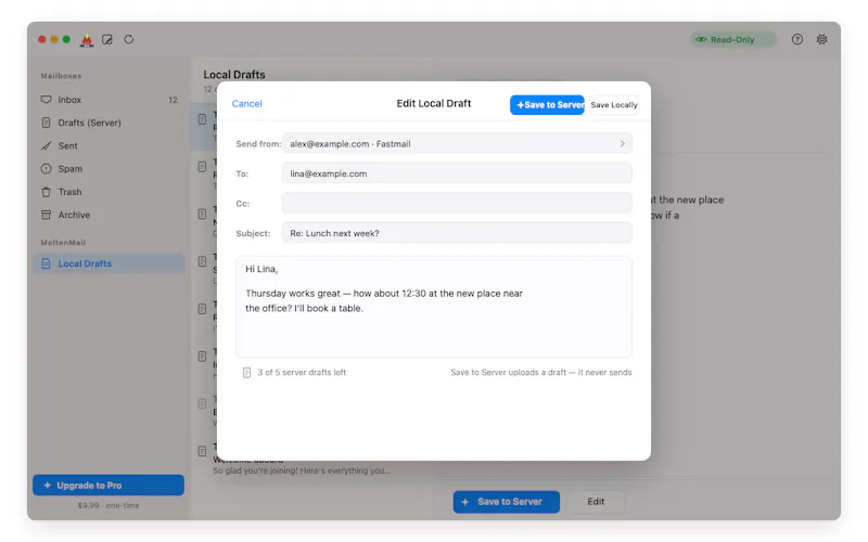 Molten Mail screenshot 8