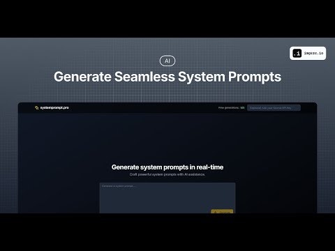 System Prompt Generator gallery image
