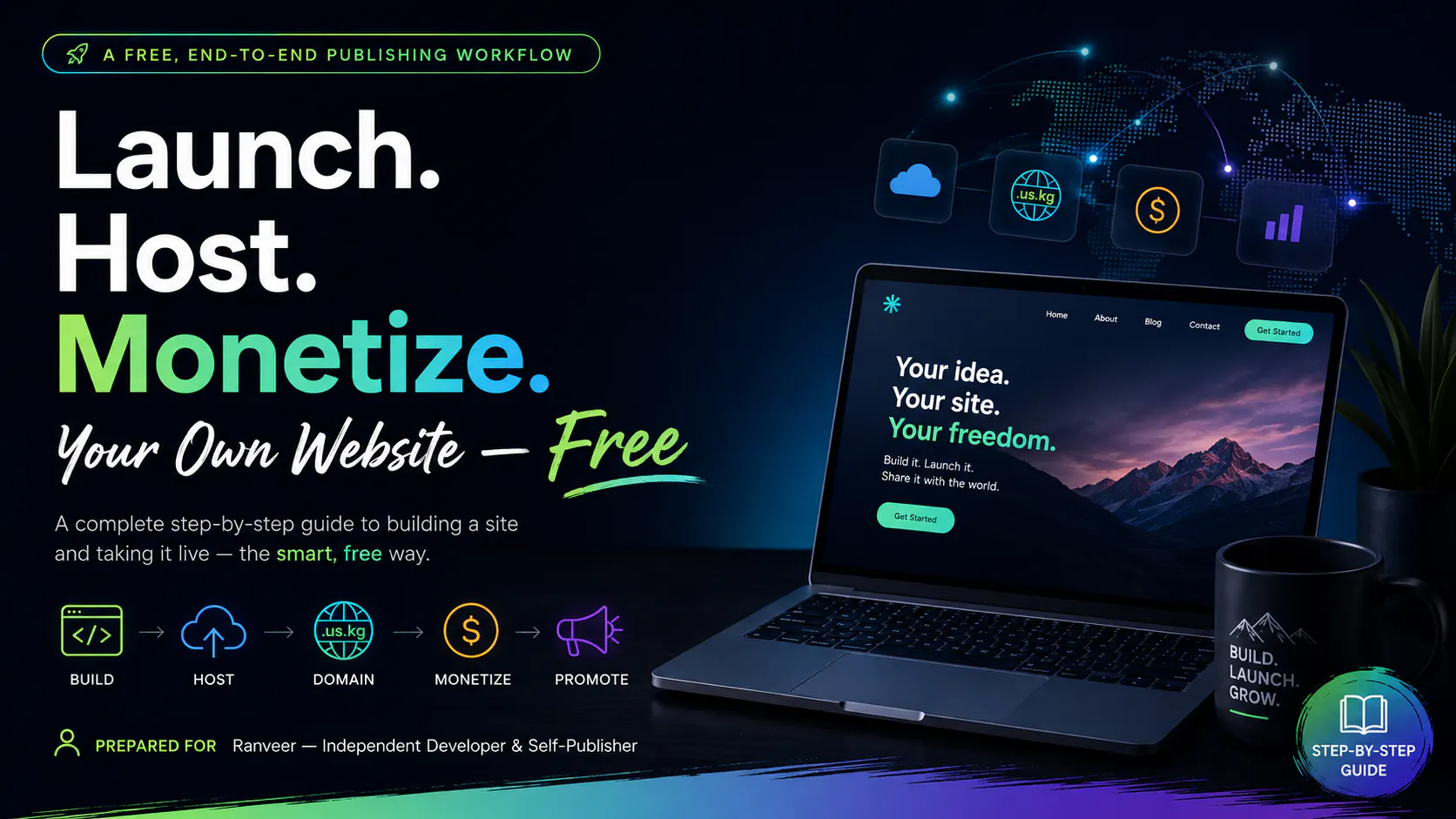Launch Host Monitize Websites for Free!