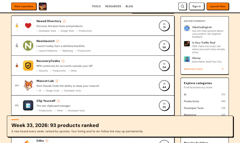 Nick Launches screenshot 1