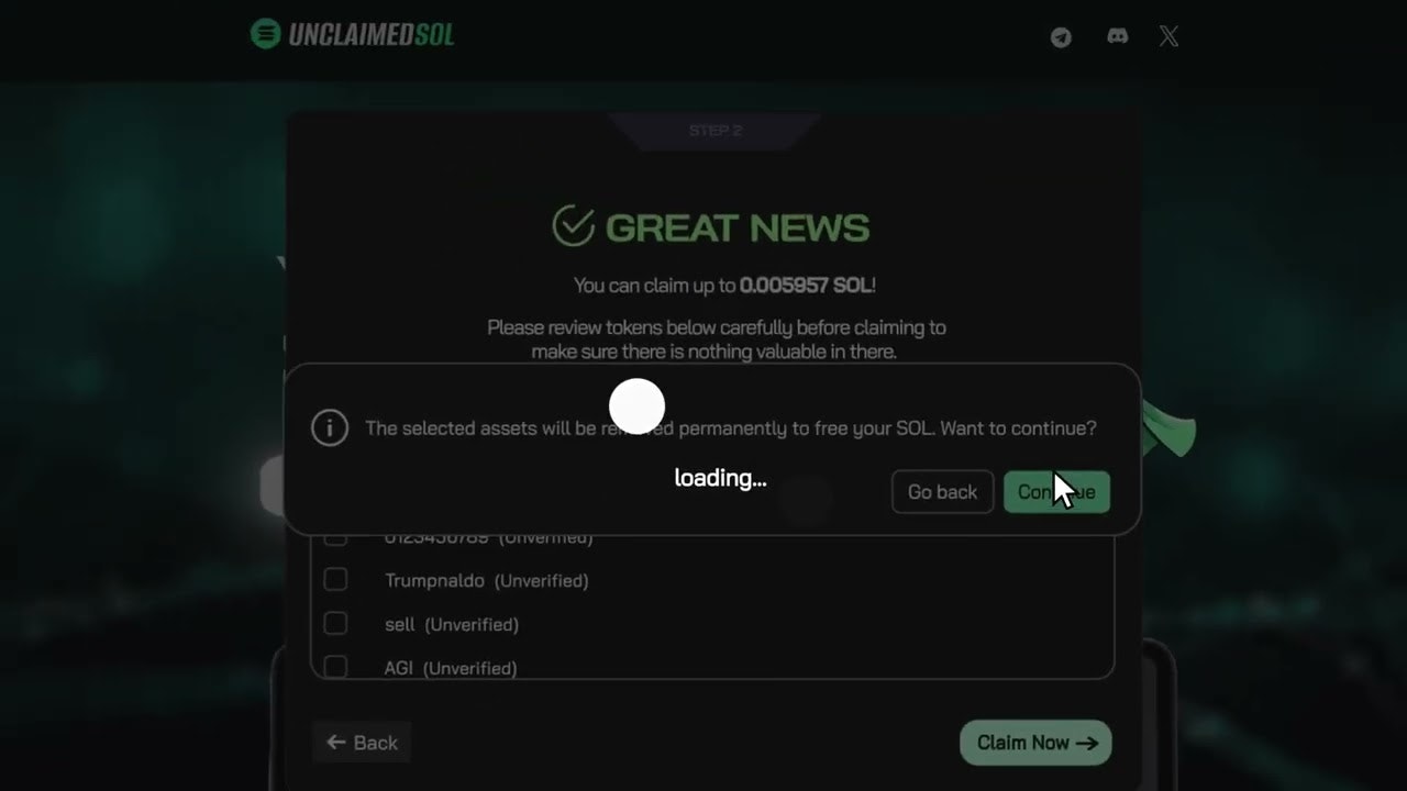 Unclaimed SOL gallery image