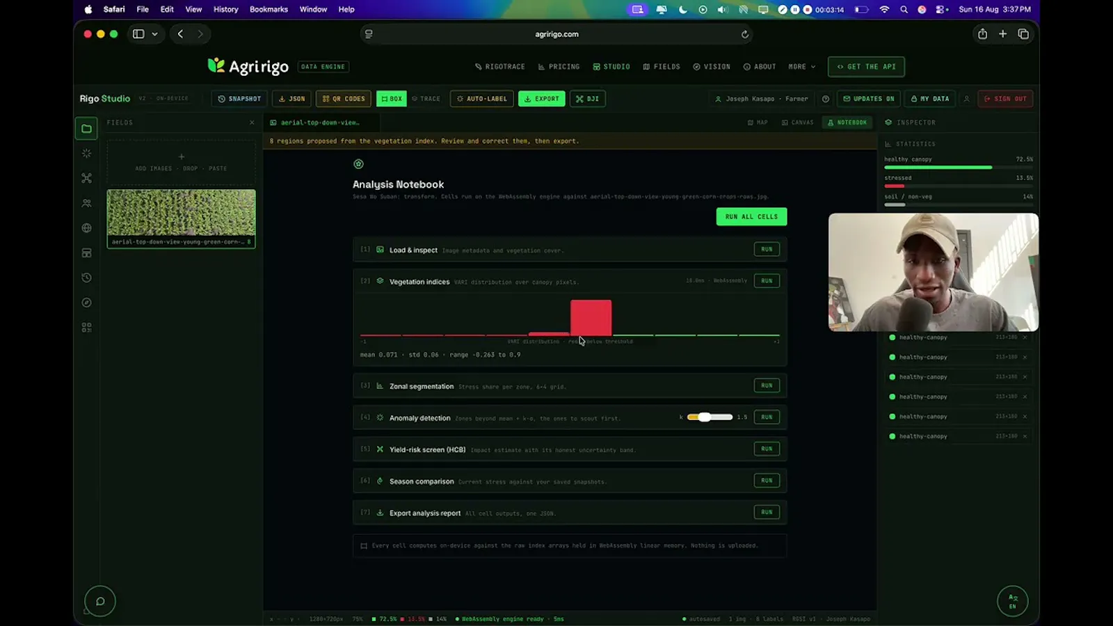 Agririgo screenshot 1 (video preview)