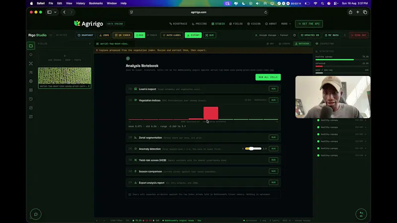 Agririgo screenshot 1 (video preview)
