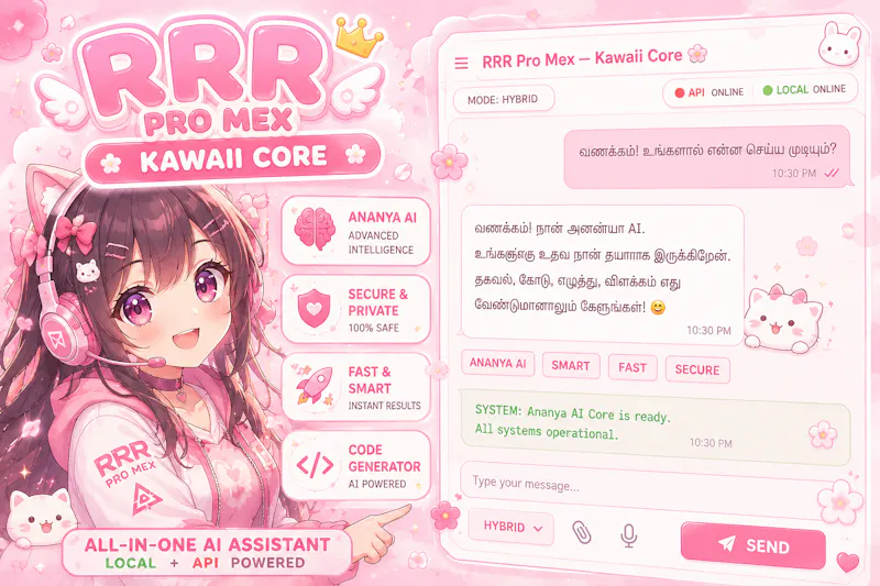 RRR Pro Mex — Ananya AI Core screenshot 2