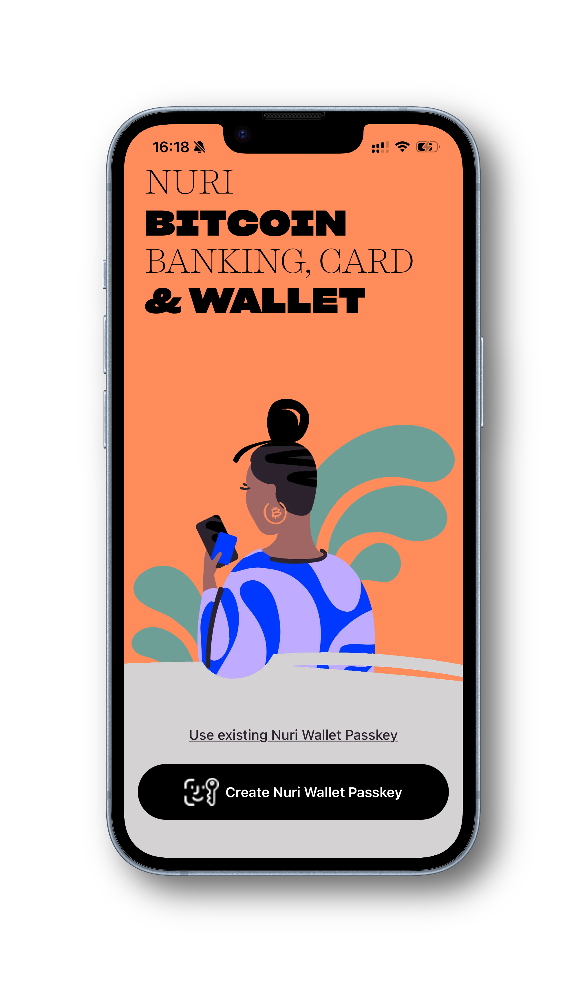 Nuri.com Bitcoin Passkey Wallet & Bank media 3