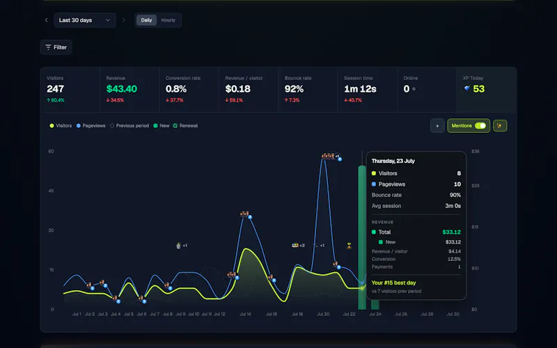 XPmetric screenshot 5
