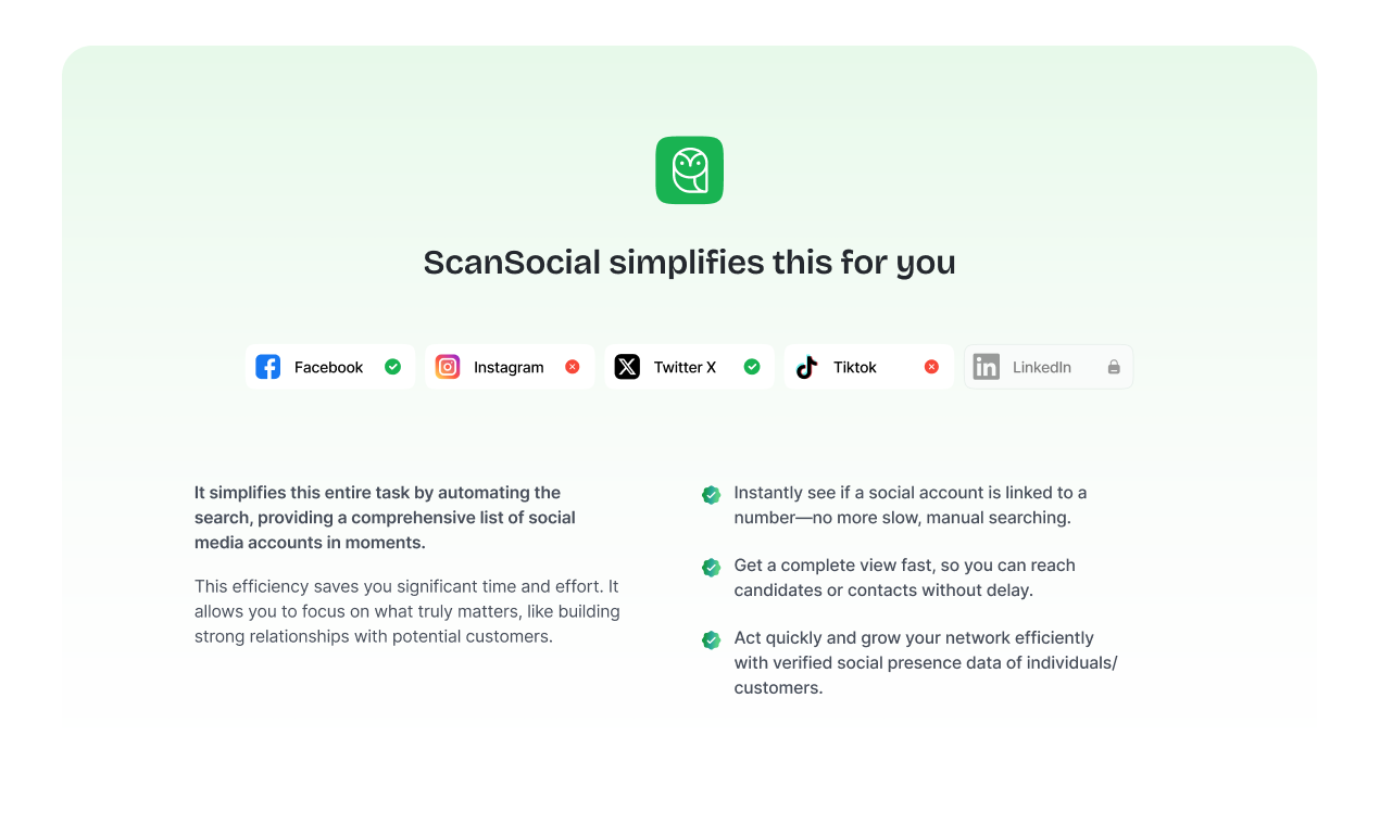 ScanSocial - Know Which Socials a Number Uses media 4