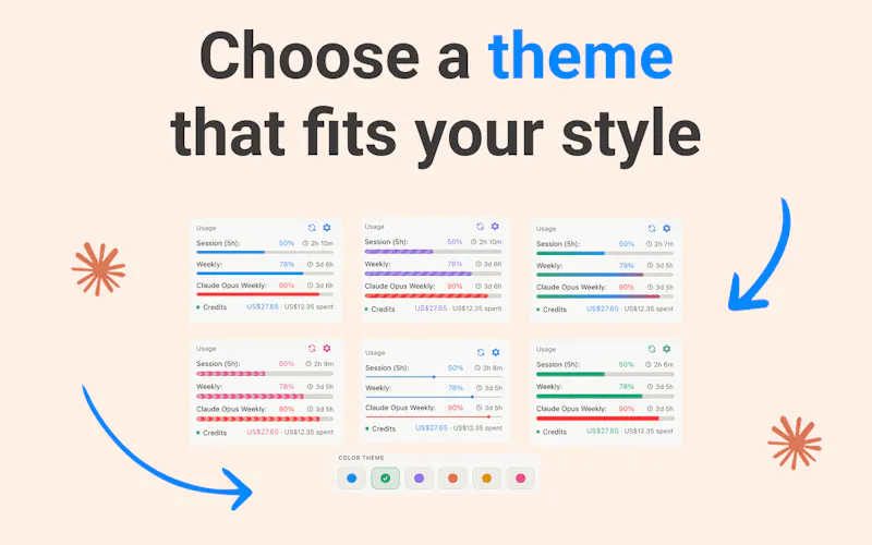 Claude Usage Tracker screenshot 2