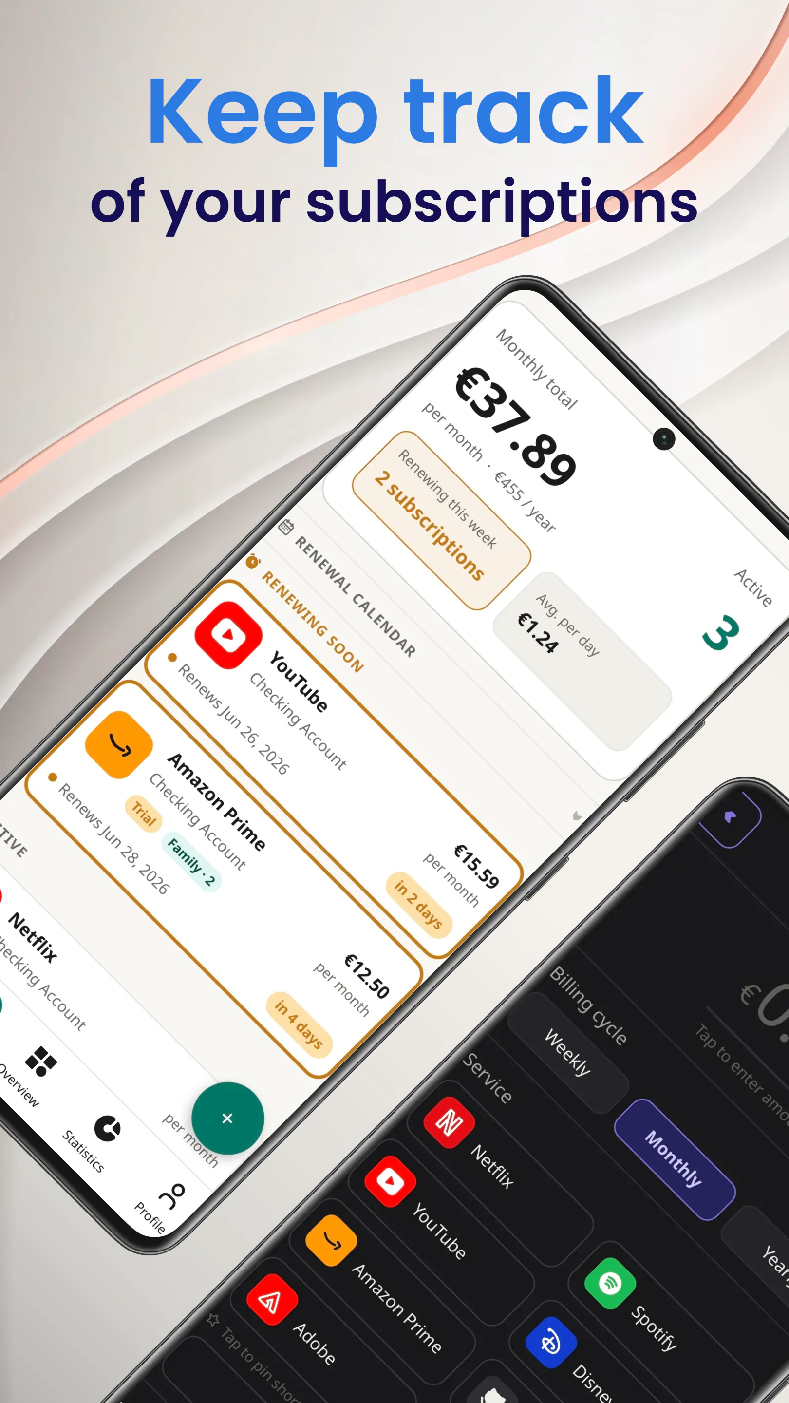 Budget & Subscription Tracker gallery image
