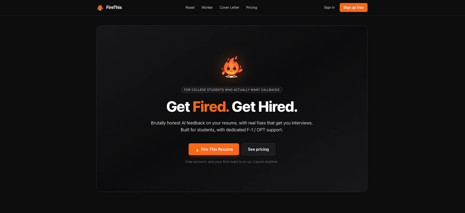 FireThis.AI screenshot 1
