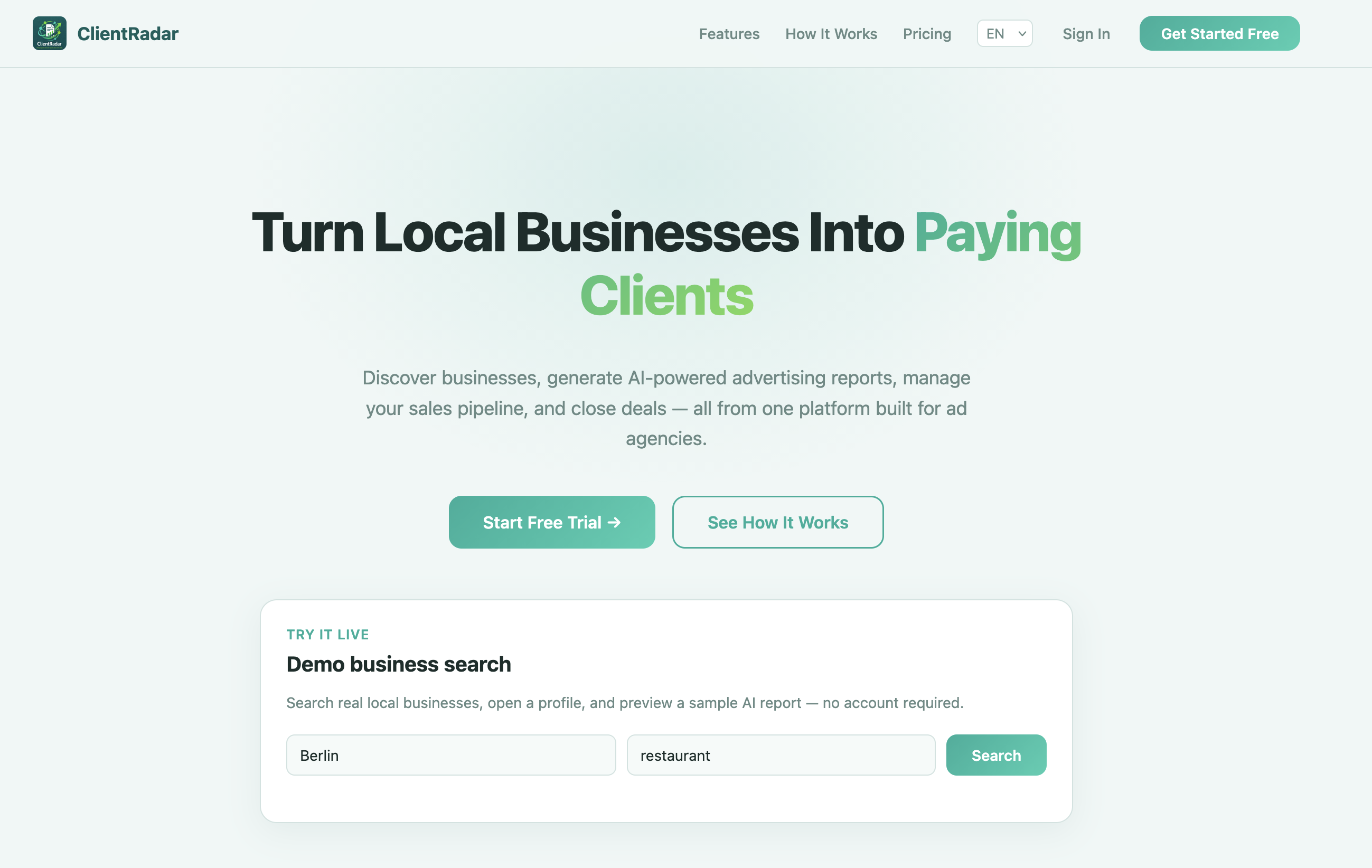 ClientRadar