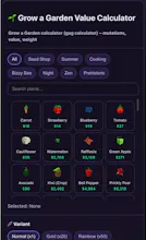 Grow a Garden Value Calculator gallery image