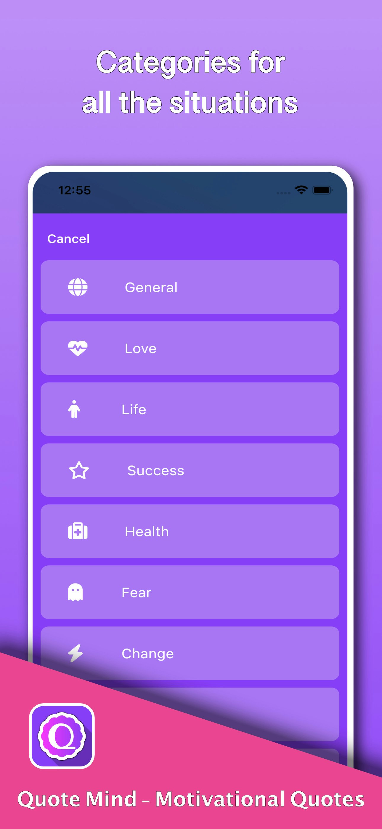 quotemind 동기 부여 인용문 - 동기 부여 인용문에서 영감을 얻기 위해 iOS 및 Android 용 앱 미디어 6