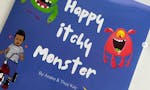 Happy Itchy Monster Book image