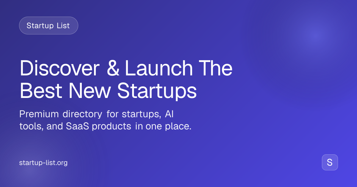 Startup List gallery image
