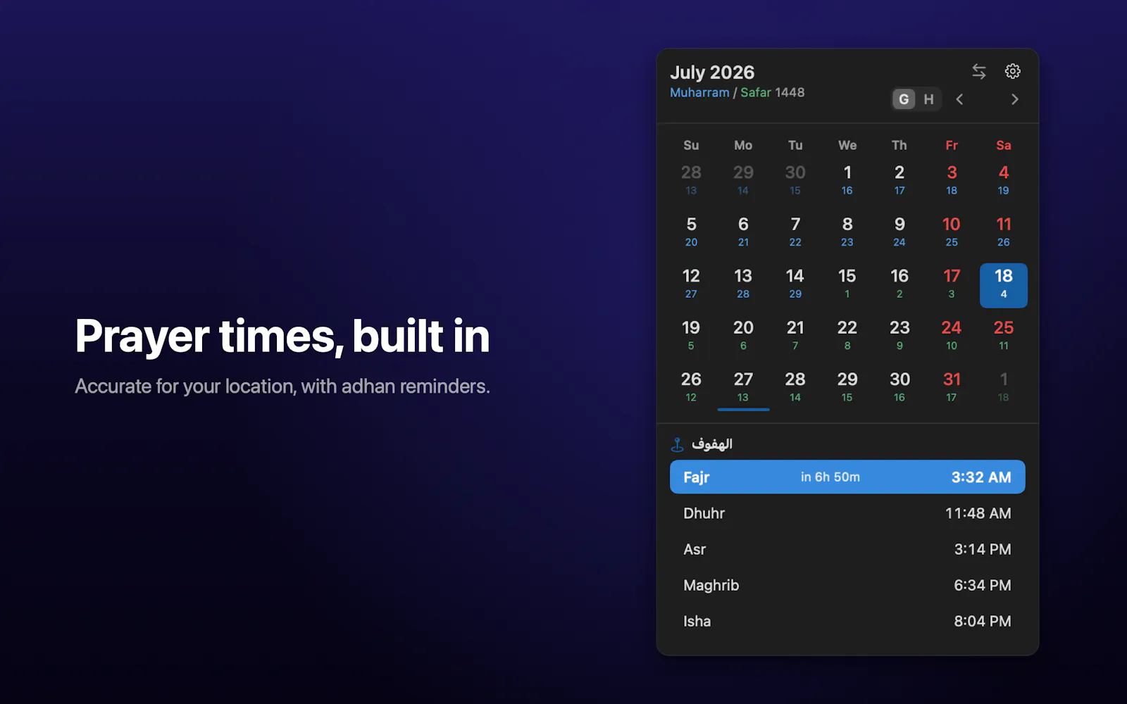 Soluna Calendar for macOS screenshot 5