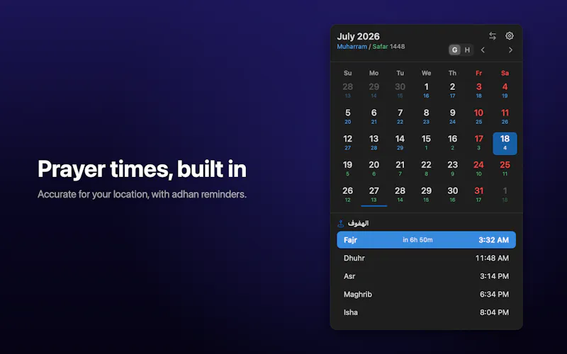 Soluna Calendar for macOS screenshot 5