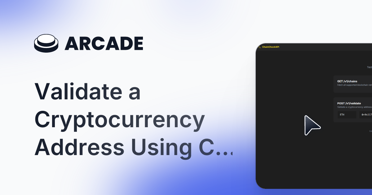 ChainCheck API - Screenshot 4 showing product features and functionality