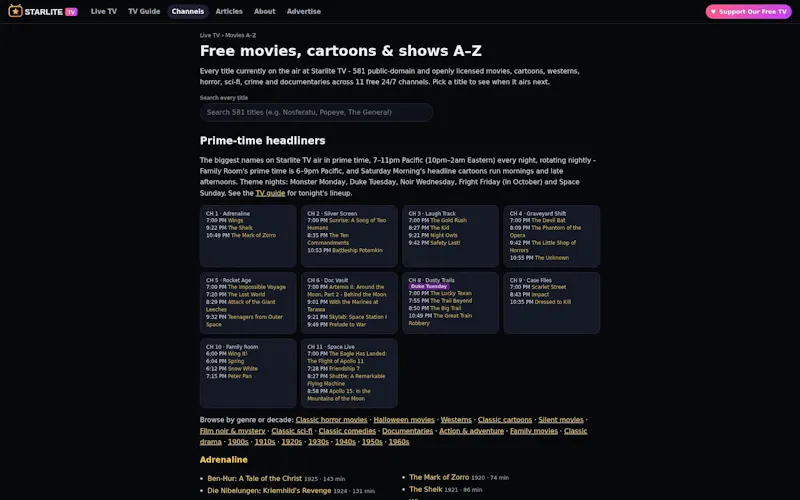 Starlite TV screenshot 3